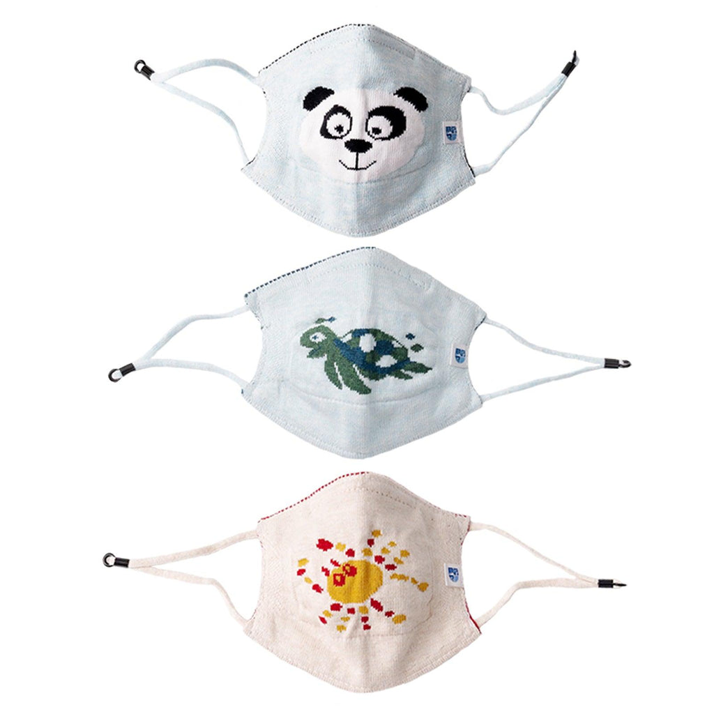 Ultra Breathable Antimicrobial Masks for Kids (Pack of 3) - Oneforblue