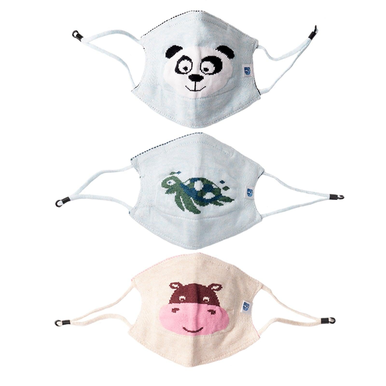 Ultra Breathable Antimicrobial Masks for Kids (Pack of 3) - Oneforblue