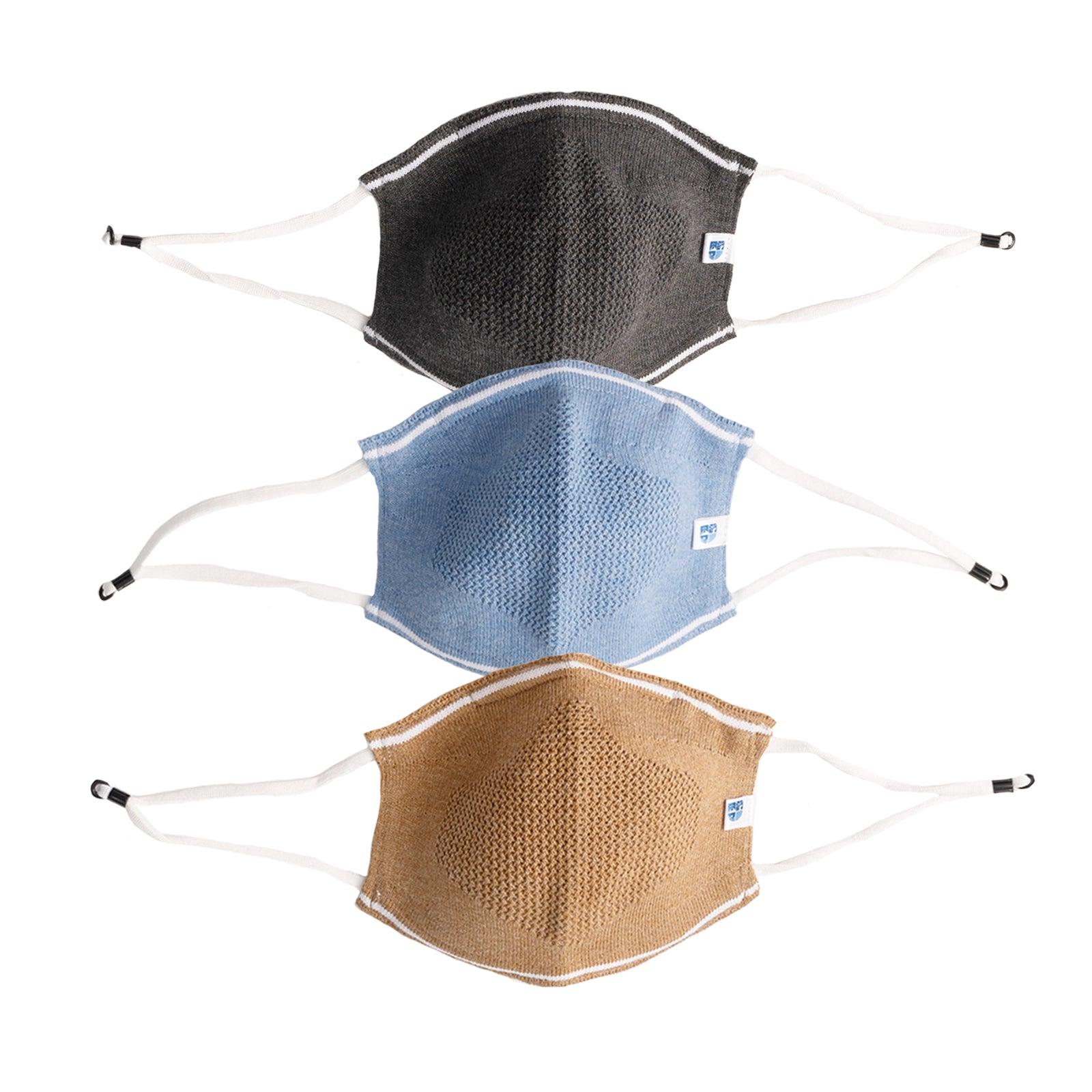 Ultra Breathable Antimicrobial Masks for Adults (Pack of 3)