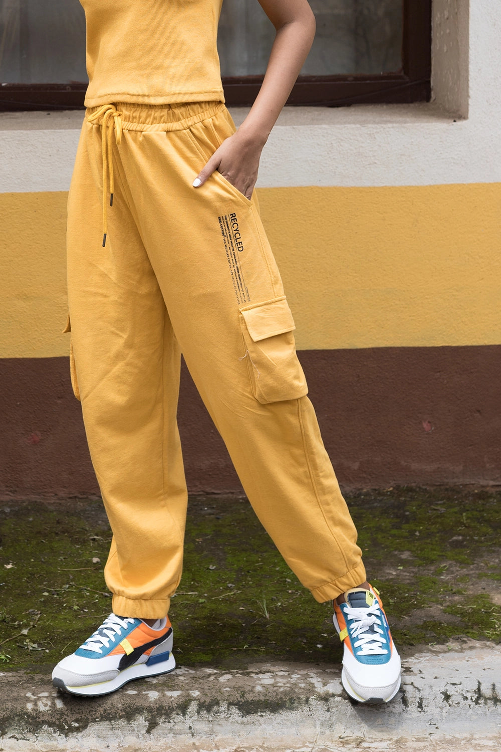 Trendy Comfortable jogger Pants for Girls and Young Womens  Yellow color