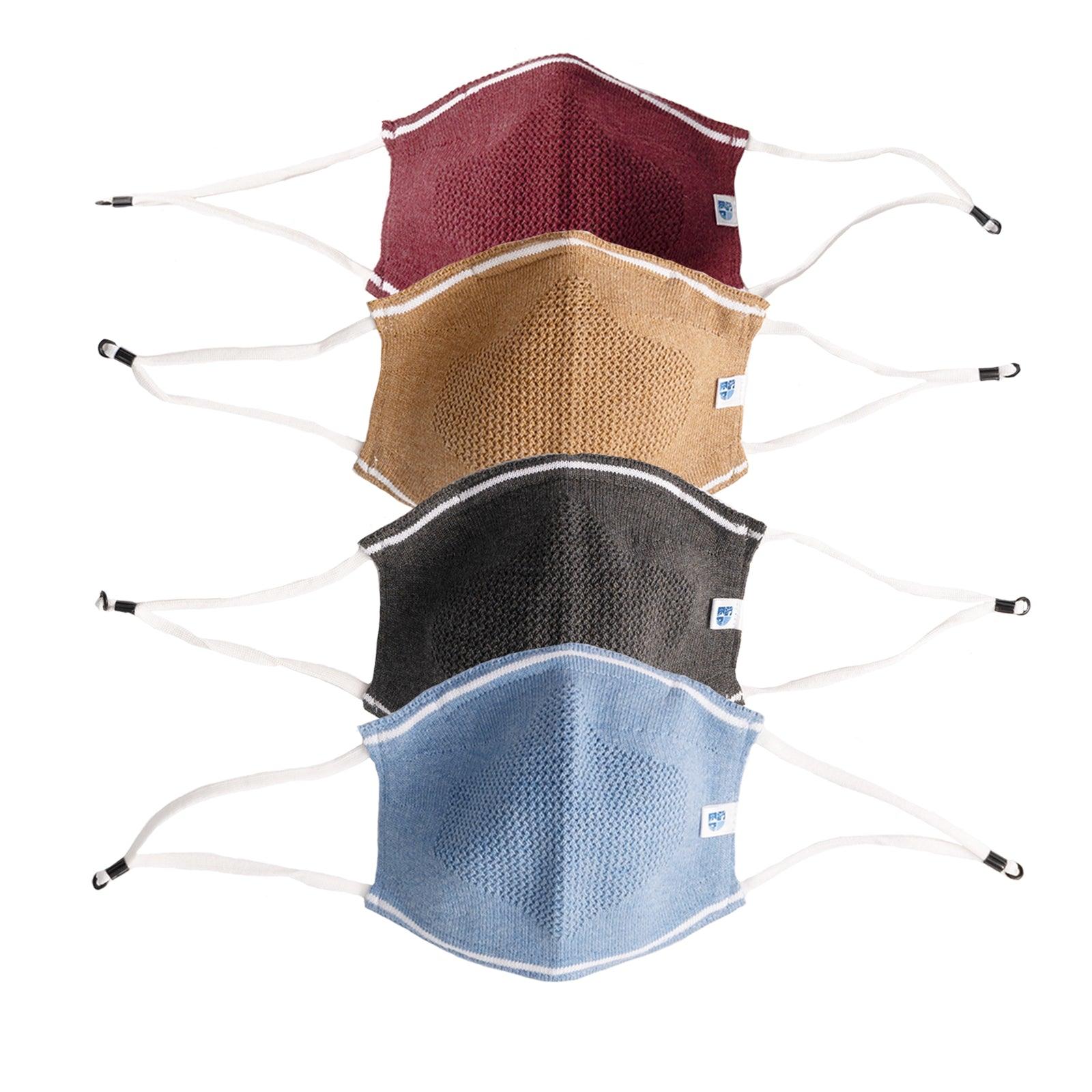 Ultra Breathable Antimicrobial Masks for Adults (Pack of 4)
