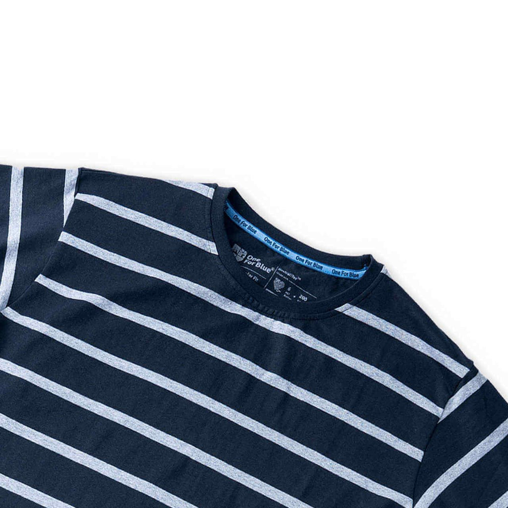 The Stripe Edit - Navy (Slim Fit) - Oneforblue