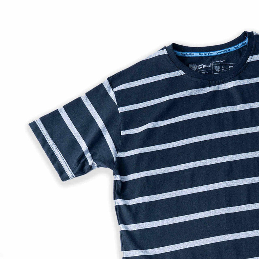 The Stripe Edit - Navy (Slim Fit) - Oneforblue