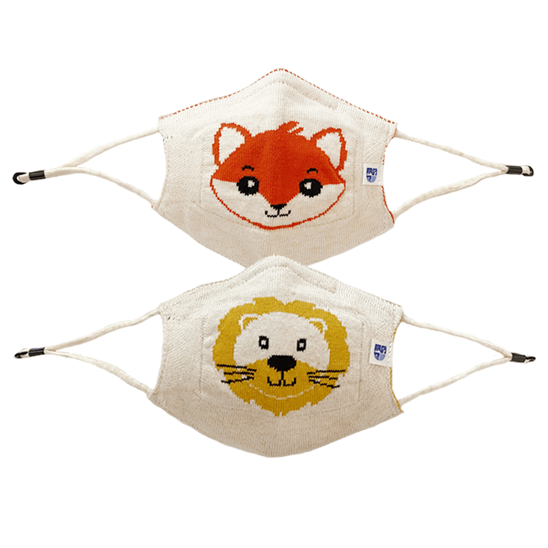 Ultra Breathable Antimicrobial Masks for Kids (Pack of 2)