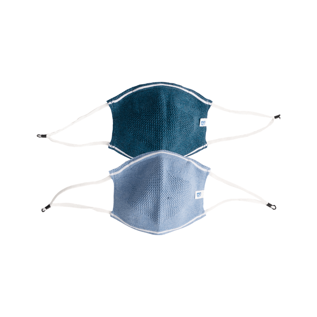 Ultra Breathable Antimicrobial Masks for Adults (Pack of 2)