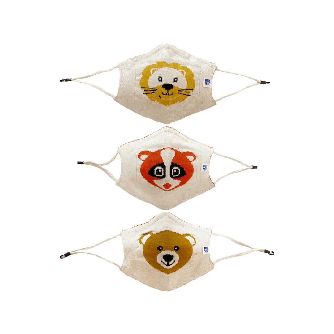 Ultra Breathable Antimicrobial Masks for Kids (Pack of 3)